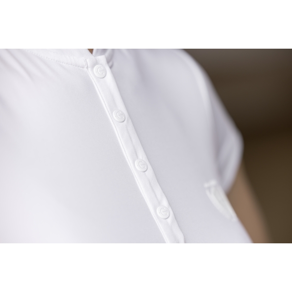Koszulka konkursowa damska biała Covalliero kolekcja wiosna/lato 2024